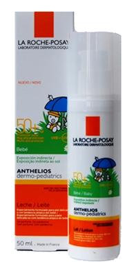 parafarmacia comprar ANTHELIOS DERMO-PEDIATRICS fotoprotector solar  spf50+, leche bebe  50 ml
