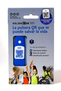 parafarmacia comprar Pulsera SILINCODE SOS  XS color AZUL
