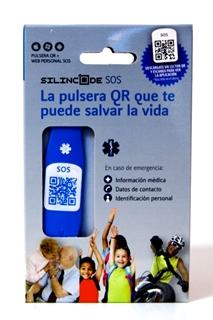 parafarmacia comprar Pulsera SILINCODE SOS  S color AZUL