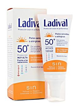 parafarmacia comprar LADIVAL protector solar pieles sensibles gel-crema COLOR 50 ml. spf50+.