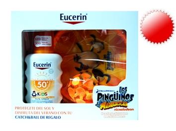 parafarmacia comprar EUCERIN fotoprotector solar spray 50+,  infantil 200 ml. REGALO CATCH-BALL