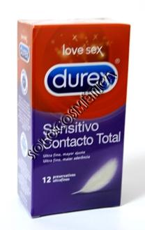 parafarmacia comprar Preservativos DUREX Sensitivo contacto total 12 un.+ GRATIS 3UN de Durex Realfeeel.