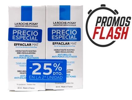 parafarmacia comprar  EFFACLAR MAT crema 40 ml. PACK 2UN, 25% DESCUENTO en 2ªun