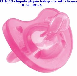 parafarmacia comprar CHICCO chupete physio todogoma soft silicona 0-6m ROSA