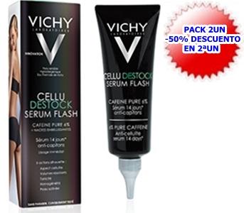 parafarmacia comprar VICHY CELLUDESTOCK Serum Flash Anticelulitis, 125 ml, PACK 2UN, -50% DEsCUENTO en 2ªUN.