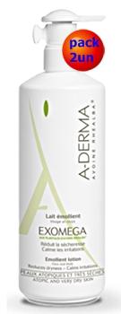 parafarmacia comprar ADERMA EXOMEGA leche emoliente 400 ml. PACK 2UN.