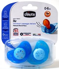 parafarmacia comprar CHICCO Chupete physio air caucho AZUL 0-6m, 2 un