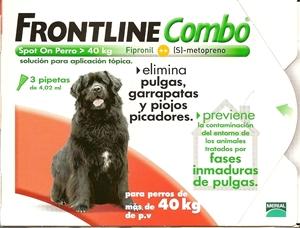 parafarmacia comprar FRONTLINE Combo  spot on perro  mas de 40 kg  3 pipetas