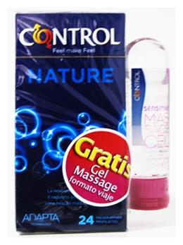 parafarmacia comprar PRESERVATIVOS control Adapta natural 24 un.GRATIS GEL DE MASAJE 50 ML.