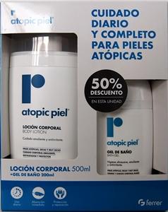 parafarmacia comprar ATOPIC PIEL loción corporal 500 ml.  pack, -50% DESCUENTO en ATOPIC PIEL gel de baño 200 ml.