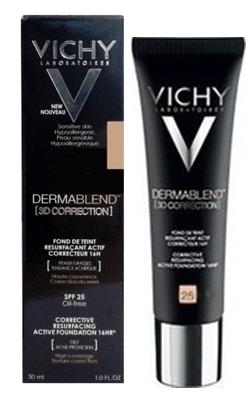 parafarmacia comprar VICHY DERMABLEND [CORRECCIÓN 3D] Fondo de maquillaje corrector 30 ml nude nº25