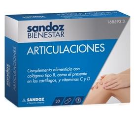 parafarmacia comprar SANDOZ BIENESTAR Articulaciones  30 capsulas