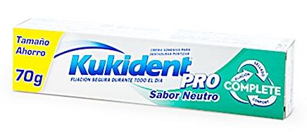 parafarmacia comprar Kukident pro  crema adhesiva para dentaduras postizas  70 gr. sabor neutro