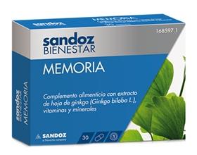 parafarmacia comprar SANDOZ BIENESTAR Memoria 30 capsulas