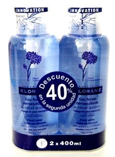 parafarmacia comprar Klorane agua floral desmaquillante al aciano  calamante 400 ml. PACK 2Un. -40% DESCUENTO en 2ªun.