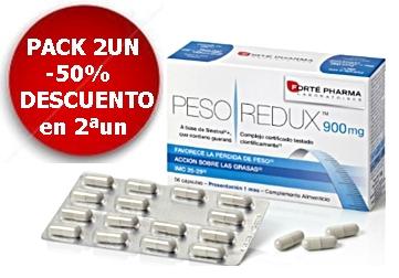 parafarmacia comprar PESOREDUX 56  capsulas, PACK 2UN, -50% DESCUENTO en 2ªun.