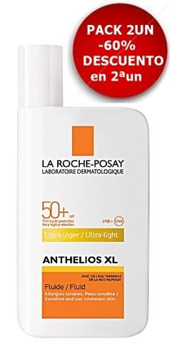 parafarmacia comprar ANTHELIOS XL protector solar fluido ultra-ligera  50 ml., spf50+, PACK 2UN, -60% DESCUENTO en 2ªun