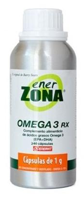 parafarmacia comprar ENERZONA omega 3 RX  1 gr. 240 cápsulas. ENVASE AHORRO 