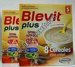 parafarmacia comprar BLEVIT plus papilla de 8 cereales miel 600 gr. DUPLO 20% DESCUENTO EN 2ª un