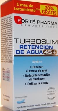 parafarmacia comprar TURBOSLIM retencion de agua 45+  56 comprimidos. ENVASE AHORRO 20% DE DESCUENTO