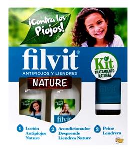parafarmacia comprar FILVIT antipiojos y liendres nature  kit