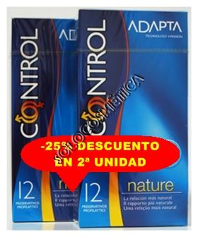 parafarmacia comprar PRESERVATIVOS CONTROL Adapta nature 12 un. PACK 2UN, PRECIO AHORRO