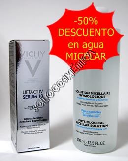 parafarmacia comprar VICHY LIFTACTIV serum 10  50 ml. + desmaquillante  MICELAR 400 ml. -50% de DESCUENTO