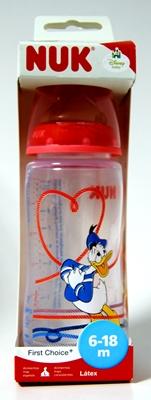 parafarmacia comprar BIBERON NUK FIRST CHOICE  Disney baby, 6-18 m, tetina silicona 300 ml. rosa