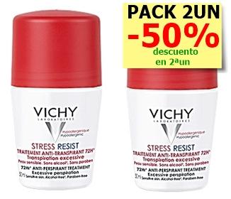 parafarmacia comprar VICHY desodorante intensivo anti-transpirante Stress Resist 50 ml. PACK 2UN, -50% DESCUENTO EN 2ªUN