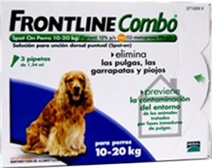 parafarmacia comprar FRONTLINE Combo  spot on perro 10-20 kg 3 pipetas