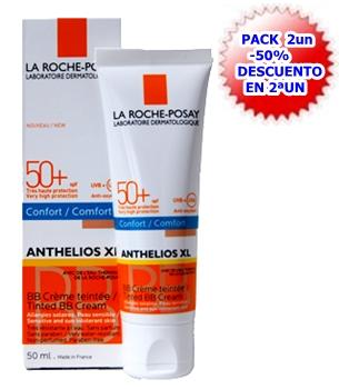 parafarmacia comprar ANTHELIOS fotoprotector solar spf50+ BB cream coloreada 50 ml. PACK 2UN, -50% DESCUENTO en 2ª un